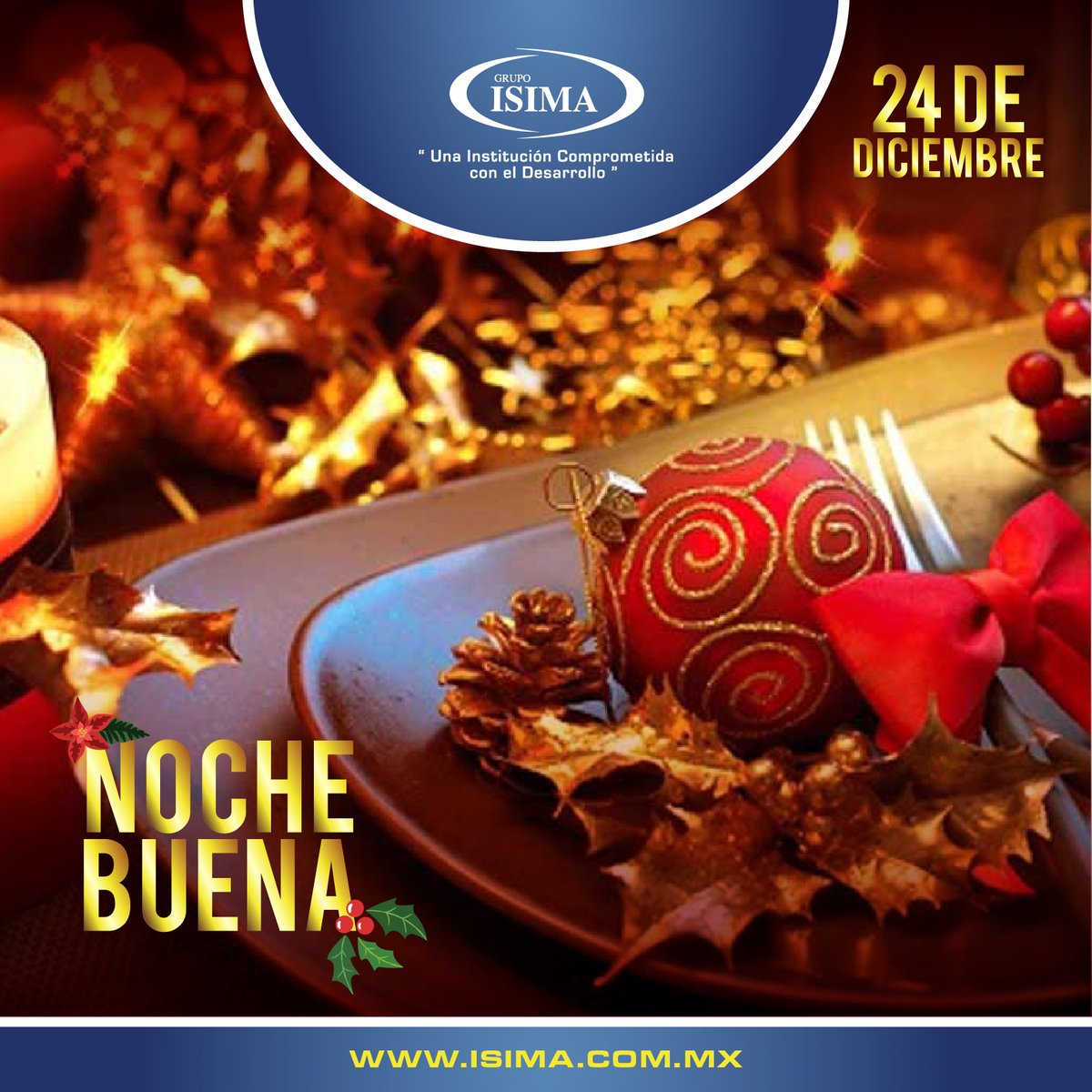 Grupo ISIMA les desea una Feliz Noche Buena.
#ISIMAUniversidad #NocheBuena
isima.com.mx