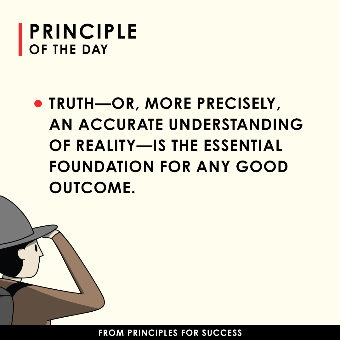 RayDalio's tweet image. Most people ﬁght seeing what’s true when it’s not what they want it to be. That’s bad, because it is more important to understand and deal with the bad stuﬀ since the good stuﬀ will take care of itself. #PrincipleOfTheDay