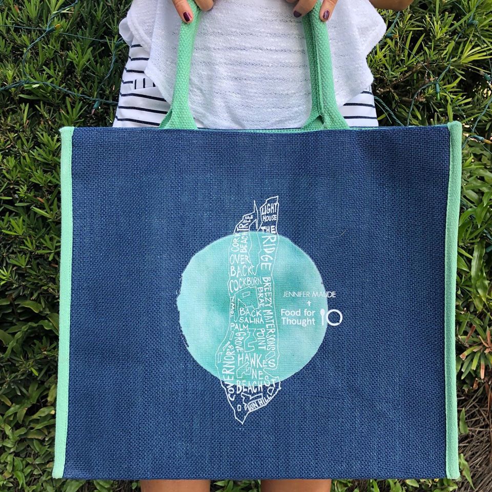FFTTCI's tweet photo. Our new blue jute shopping bags arrived just in time for Christmas if you’re still looking for presents! The bags were lovingly designed by @tricksandchaos and available directly from us at Savory &amp; Co. or at @westindietci 🎄🌎
•
#purchasewithpurpose #reusablebags #Savory&amp;Co https://t.co/PHjw21HgiV