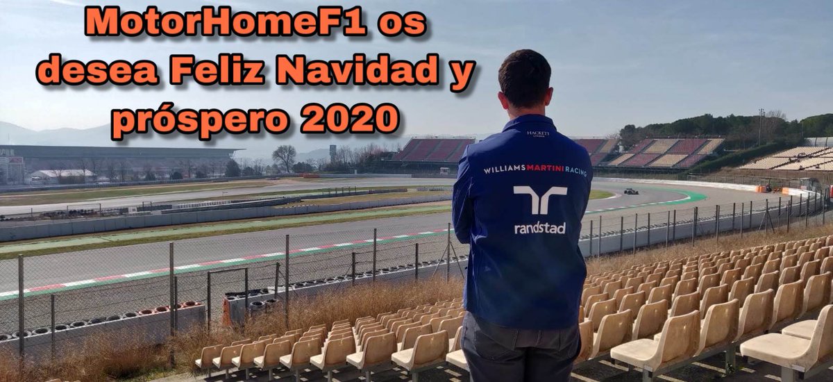 MotorHomeF1ES's tweet photo. Desde MotorHomeF1 os deseamos feliz navidad y próspero 2.020. Nos vemos en la pista el próximo año! #F1 #MotorSport #Navidad https://t.co/aYIfE0MNZl