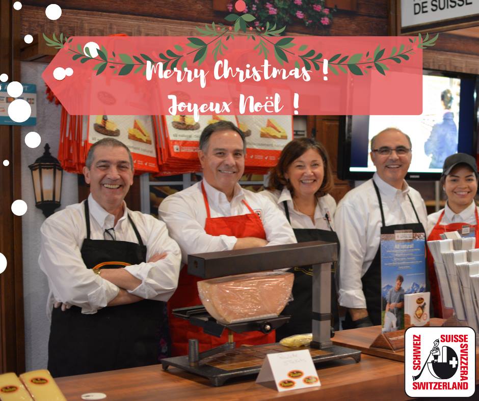 🎄Merry Christmas! Vœux de bonheur pour un Joyeux Noël! From all of us at Switzerland Cheese Marketing Canada.🥂