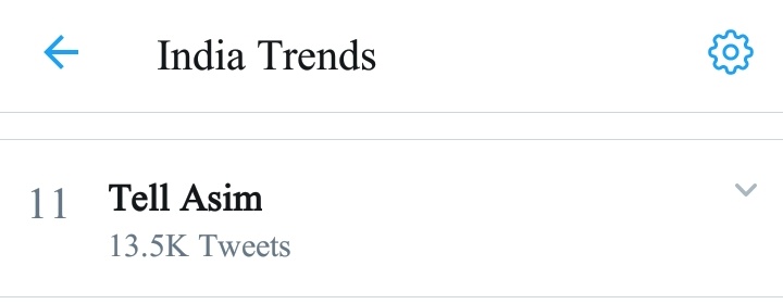 anihanuchaudhry's tweet photo. Tell Asim Trending  bcoz @TheGautamGulati asked msg for #BB13 Housemates but @ColorsTV @BiggBoss never tell asim that he is the TRP King of the show he is most laadla contestant of the public
@Sudhanshu_Vats @viacom18 @mnysha @EndemolShineIND
#RemoveManishaSharma https://t.co/D19m3KBJFb