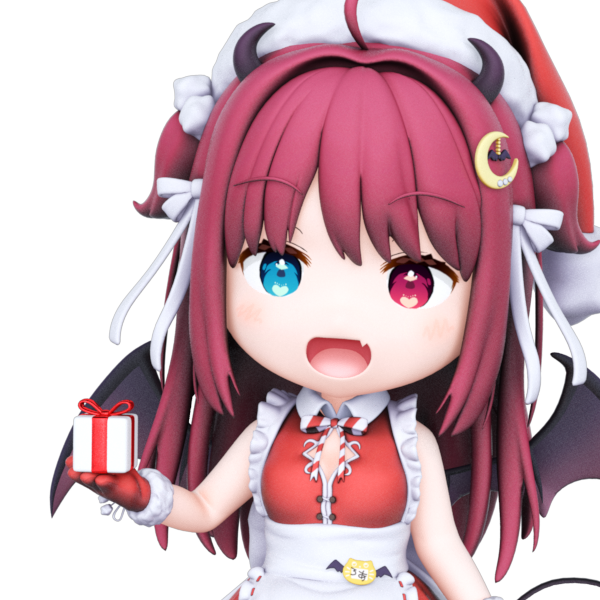 チェンソーマン サンタでよ 配達中でよ ロアート あくまにプレゼントをもらうには悪い Inabatewi 3dモデラーのイラスト