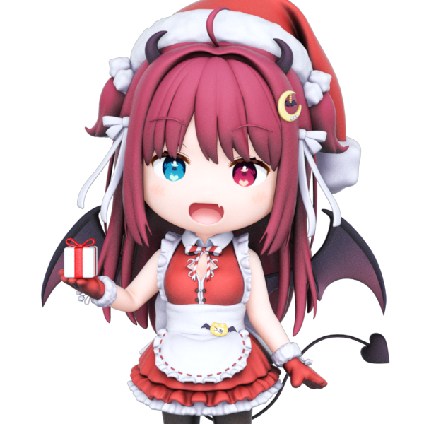 チェンソーマン サンタでよ 配達中でよ ロアート あくまにプレゼントをもらうには悪い Inabatewi 3dモデラーのイラスト