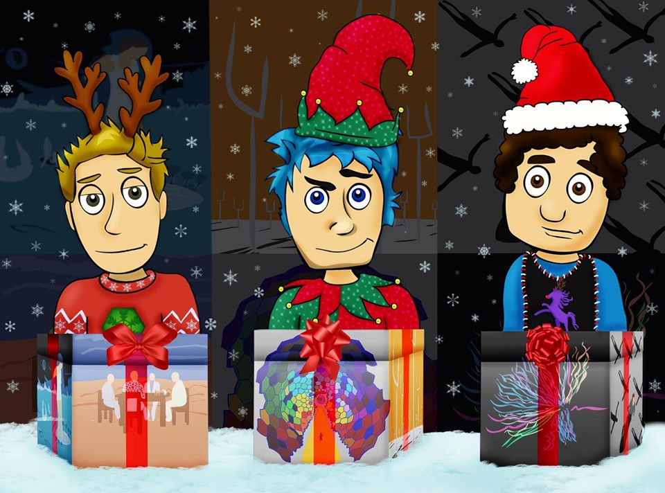 Kitsulie's tweet photo. Merry Musemas! @museband @MattBellamy @Dominic_Howard @CTWolstenholme #MuseToons https://t.co/P1T0QYfFVd