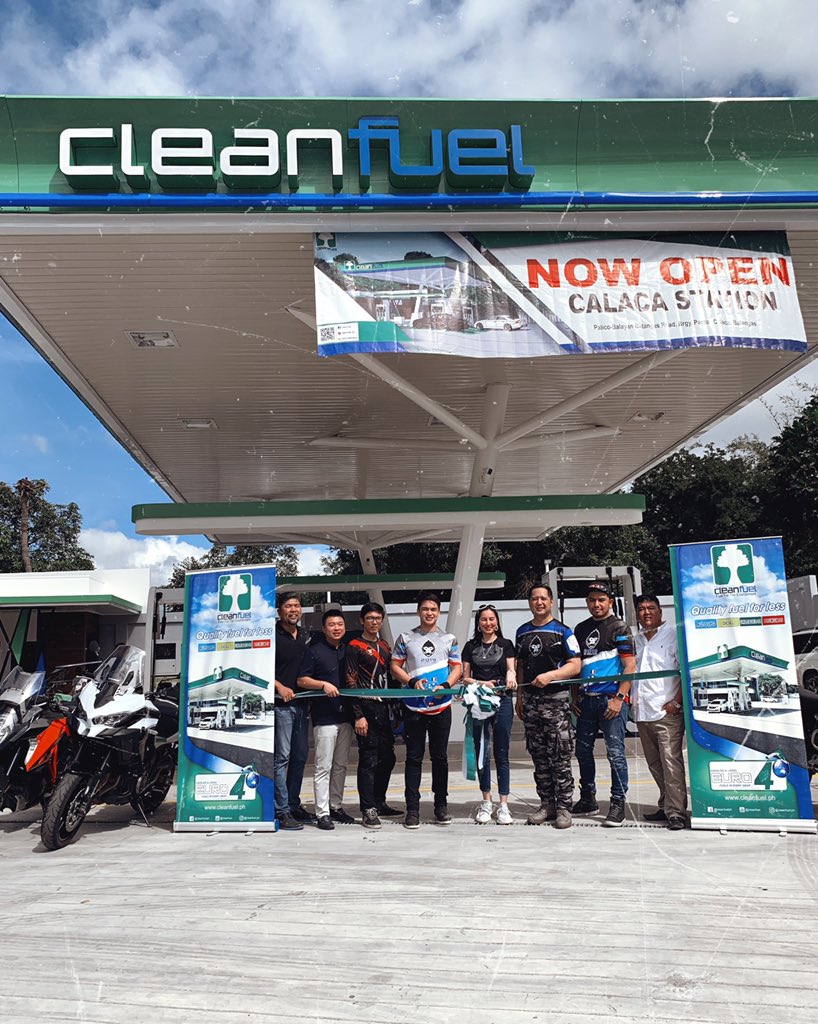 Now OPEN! Calaca station Batangas! Congrats to @cleanfuel.ph 💚💚💚
.
.
.
#CleanfuelPH
#QualityFuelForLess
#Wheeltek
#KawasakiPH
#Versys1000