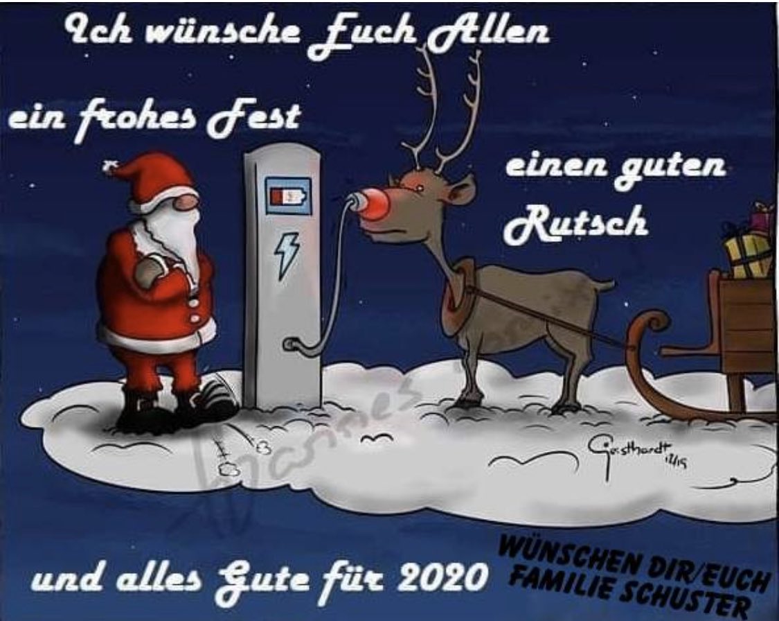 Frohe Weihnachten und guten Rutsch 🔌