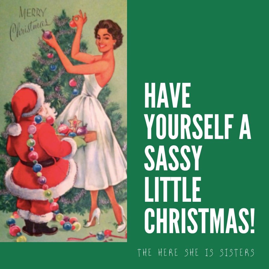The Here She Is sisters wish you a #MerryChristmas with your family and loved ones! Relax and recharge energy for the upcoming year!