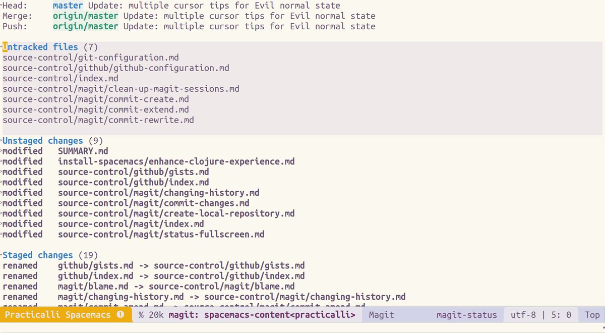 practical_li's tweet image. Configure @spacemacs / #Emacs to work with Git and GitHub or GitLab
http://localhost:4000/source-control/git-configuration.html
Using SSH keys and a personal access token, so you never need to entering your username and password.
#myclojurestatus