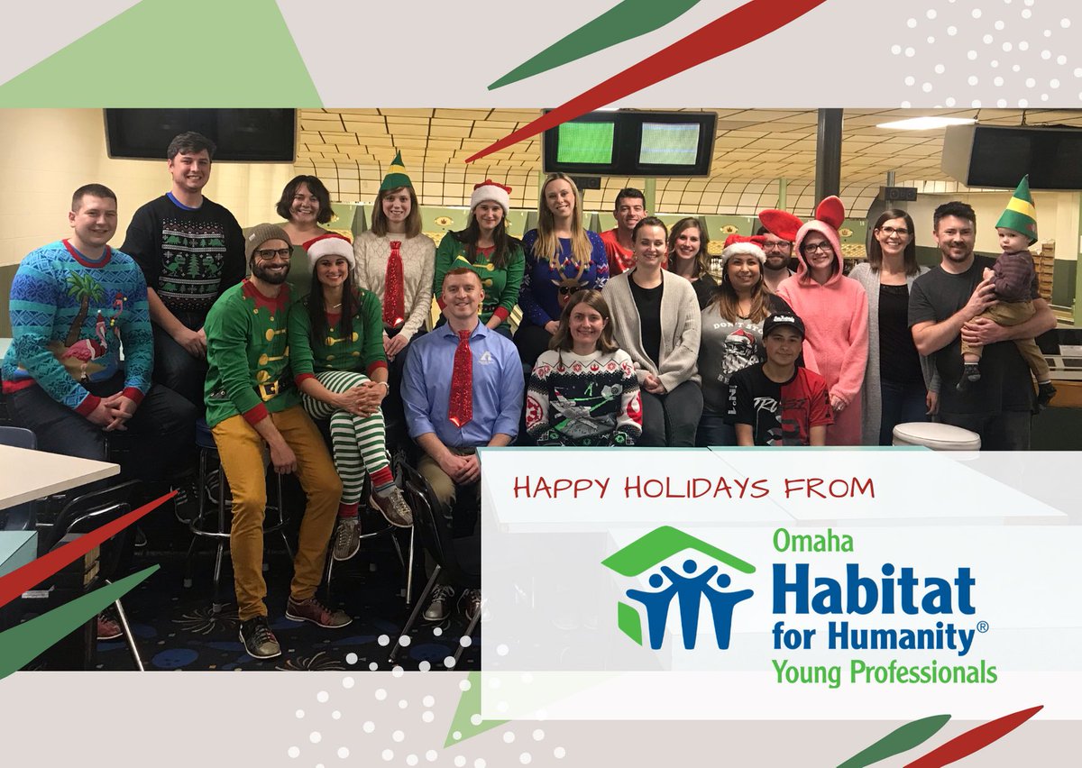 Happy holidays from Omaha Habitat Young Professionals! ❤️💚 #happyholidays #hyp #habitat402 #wedontcoast