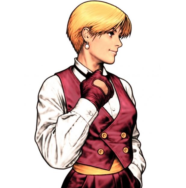 KING - "The Beautiful Kick's Illusion"Age: 24Country: FranceTeam: Women Fighters' TeamOrigins: Art of Fightinga former bouncer and a muay thai specialist. though a passionate woman, she doesn't open up to others often. she's a shrewd businesswoman who runs her own bar.