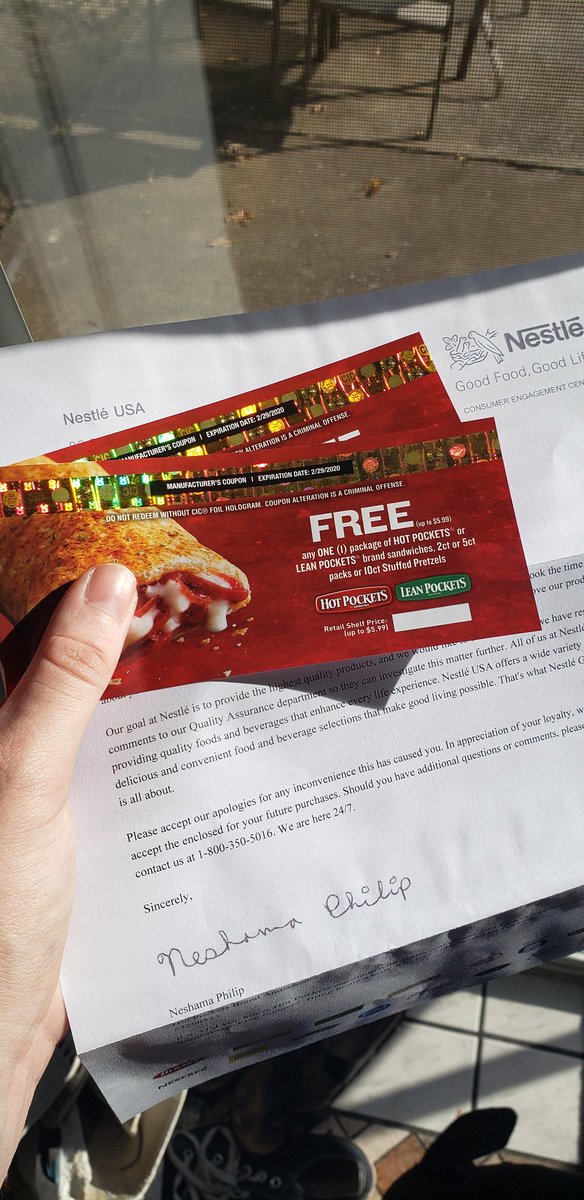 Ms_BDay's tweet photo. Damn they came through. #nestle @hotpockets https://t.co/nAMAXZvRTp