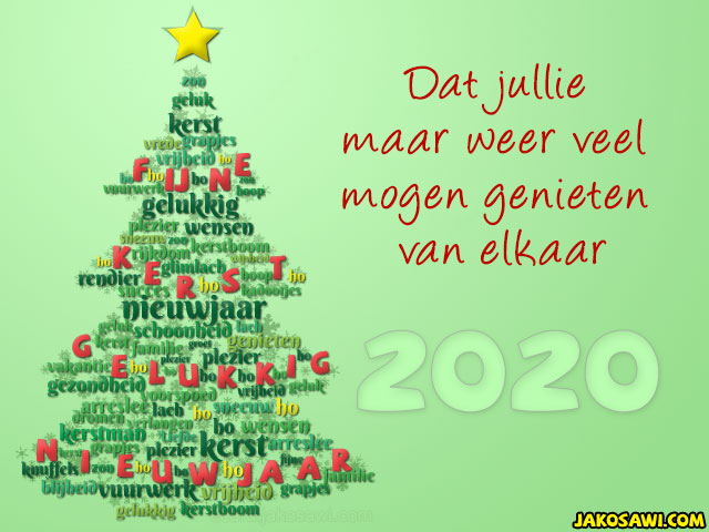 Nieuwjaar 2021 Tekst Kerstkaart 2021