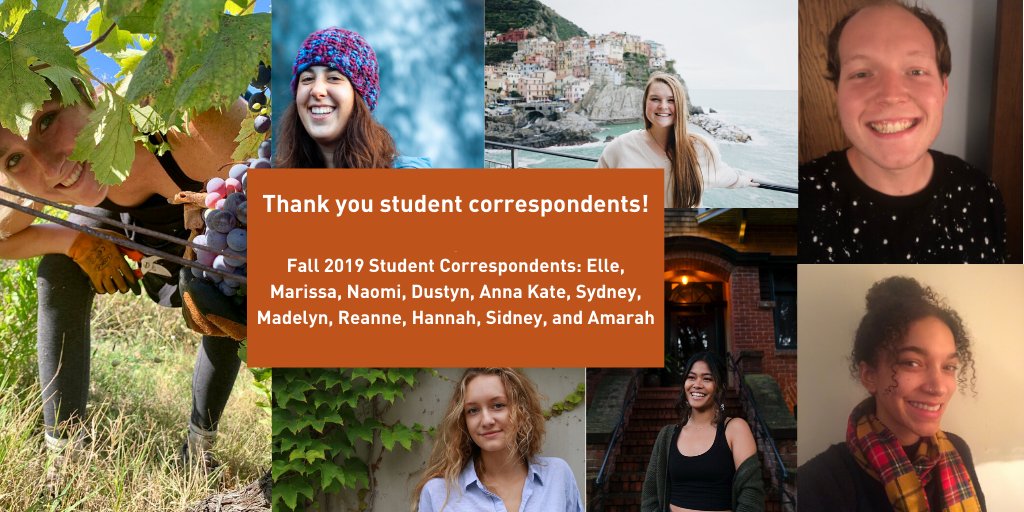 Looking back at 2019, we are in awe of the work, learning, and growth of our students this year. 

Shout-out to our student correspondents from 2019, who shared their HECUA experiences through blogs and Instagram take-overs. Thank you for bringing HECUA classrooms to life!