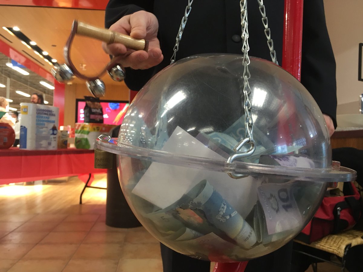 CCampbellCTV's tweet photo. The Salvation Army in Windsor tells me their Christmas Kettle Campaign goal has been surpassed by about 8 grand. In total, $358,380 was raised. @CTVWindsor https://t.co/yLipXHApfv