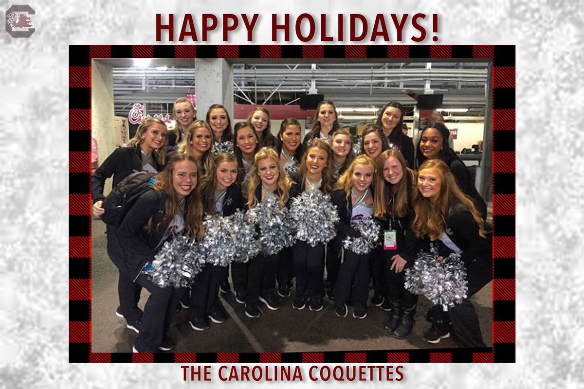 UofSC_Coquettes's tweet photo. Happy Holidays, #Gamecocks!! ❤️#coquettesowoww https://t.co/Tjx181GtfT