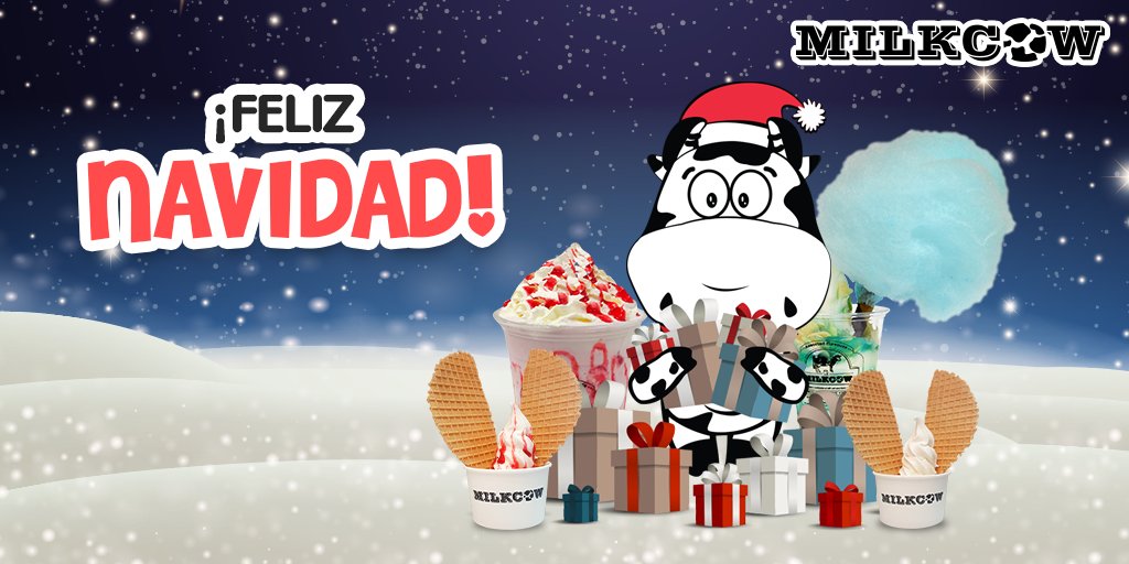 MilkcowMx's tweet photo. Que los mejores deseos y el mejor sabor te acompañen en estas fiestas. ¡En Milkcow te deseamos una feliz Navidad! https://t.co/wXS9izLguZ