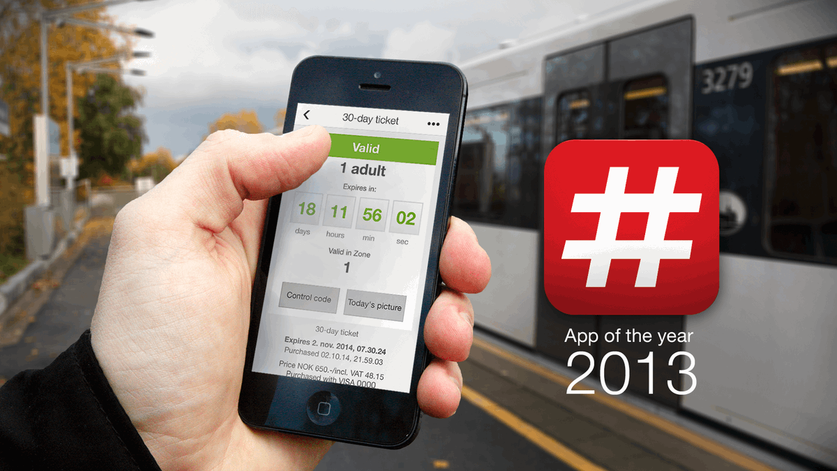 "One of the biggest projects I've worked on is a Norwegian travel app called Ruter Billett. I was a lead graphic designer on the team that created RuterBillett, from 2012 to 2015." - <a href="/malinel/">Malin</a> bit.ly/2t0Jt6Z