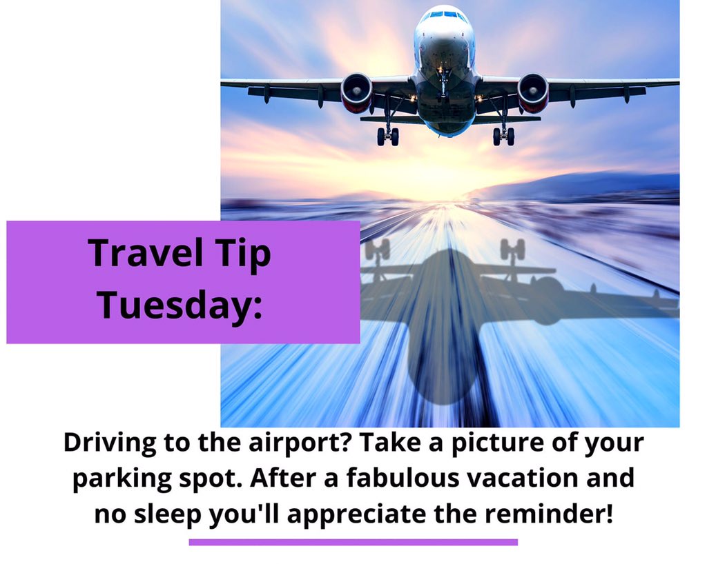 InDestinations's tweet photo. Do you come back from a long vacation only to be stuck searching for your car at the airport? 🙋🏼‍♀️🤦🏼‍♀️

Here’s a great tip that has saved me from the dreaded car search more times than I can count! 

#TravelTipTuesday #TravelTuesday #garyveechallenge #TravelAgentWins #TravelTips https://t.co/SyRIHTqk91