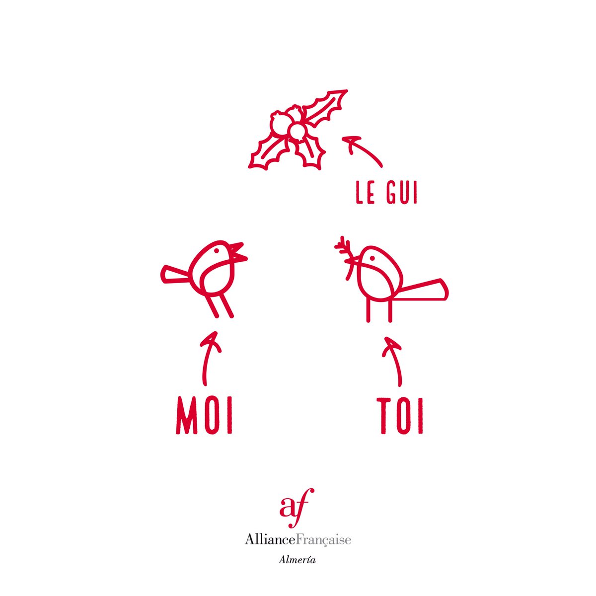 Desde la Alianza Francesa de Almería os deseamos una cena llena de muérdago y mucha mucha comida 🧆🧁✨
#alianzafrancesaalmeria