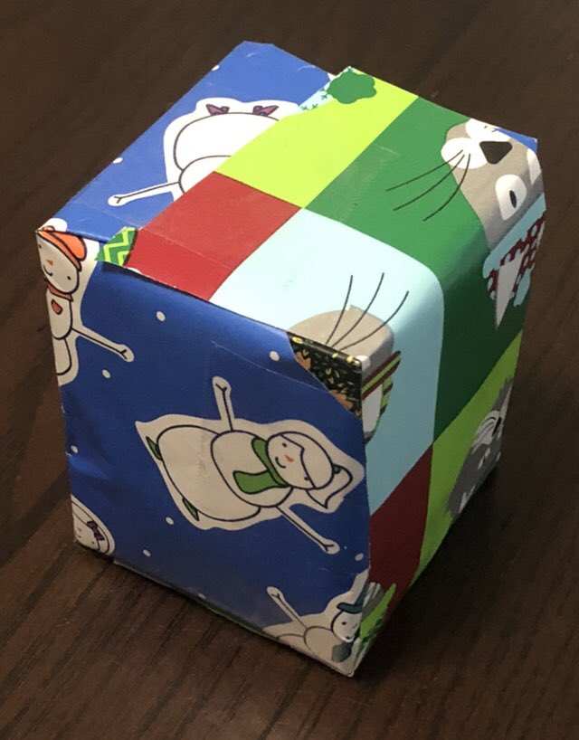 I feel like I must have looked away during a crucial part of that diagonal wrapping video. #restoftheowl