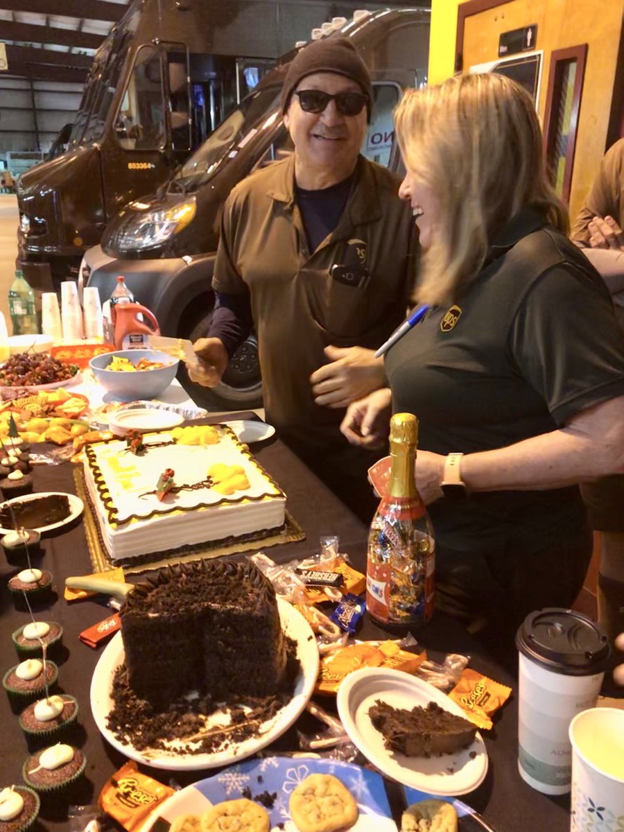 After 32 years with UPS Carl De Grange’s retirement is today! Stuart center will miss you!!!!