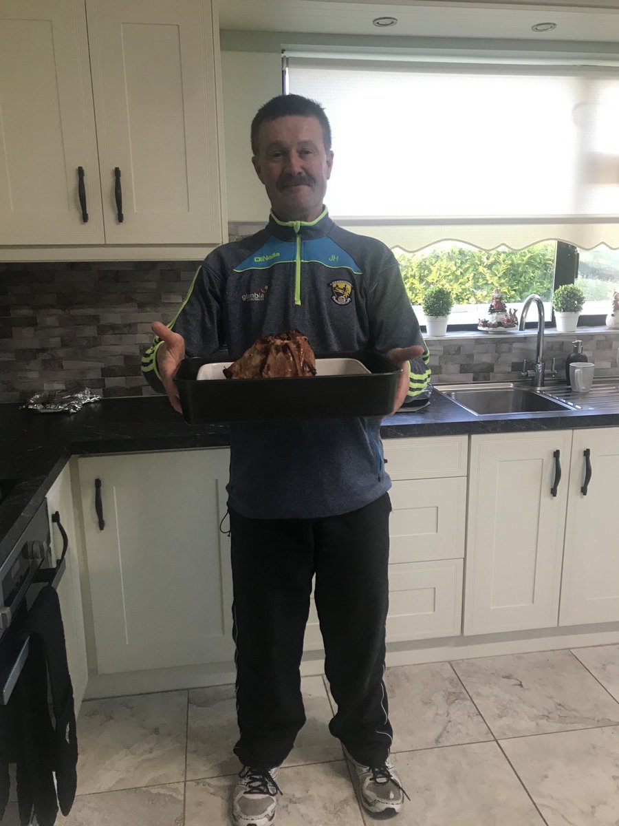 My dad has cooked the Christmas ham it is lovely we got it i in James whelans Dunnes stores jetland