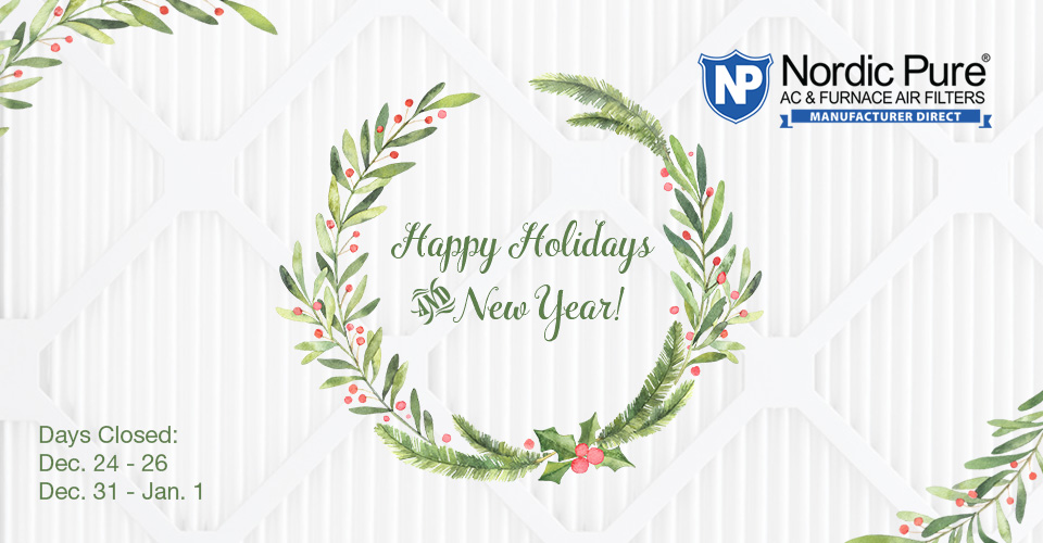 NordicPure's tweet photo. We are wishing you Happy Holidays!  Nordic Pure will be closed: December 24-26 and December 31 - January 1. https://t.co/UomSZjUs9f