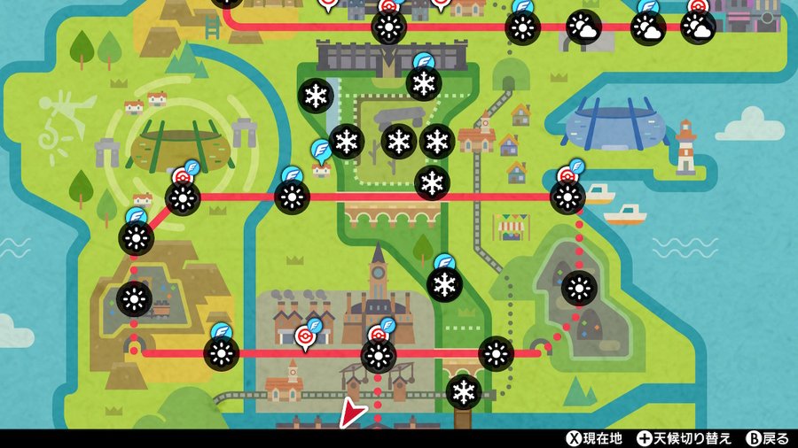 ポケモン ソード シールド クリスマスはワイルドエリアの天候が全て雪という粋