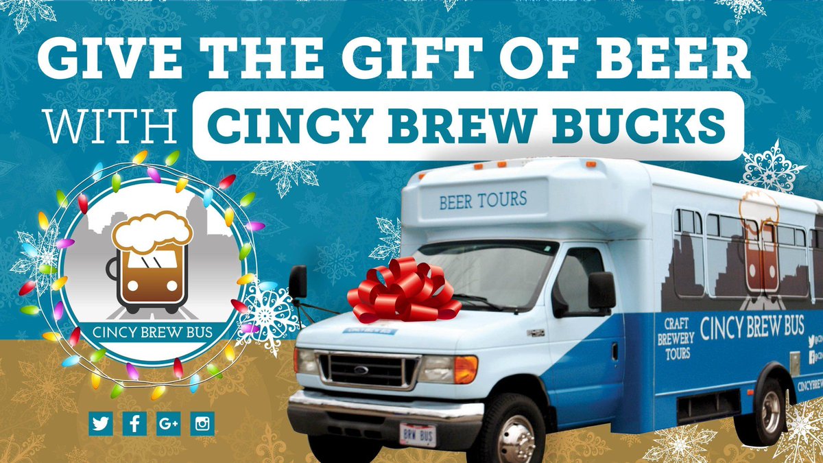 Still trying to find the perfect, last minute gift? How about the <a href="/CincyBrewBus/">Cincy Brew Bus</a>? bit.ly/2ELTUOy