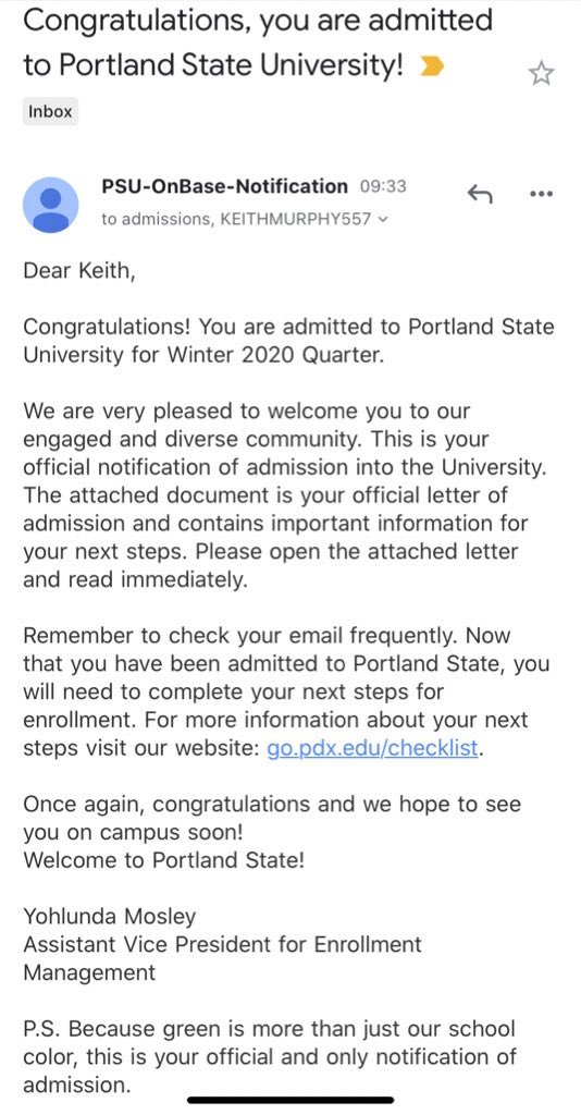 _KingMurph97's tweet photo. next stop PSU .. see you soon 💪🏾💯🙏🏾 #Portland #portlandstate watch how i shake up the world 😤 https://t.co/WzgiBXRy7W