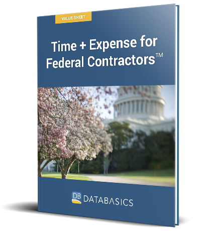 DATABASICSinc's tweet image. DATABASICS helps federal contractors streamline their #timeAndExpense and meet complex DCAA requirements. Learn more: bit.ly/2sBihvJ