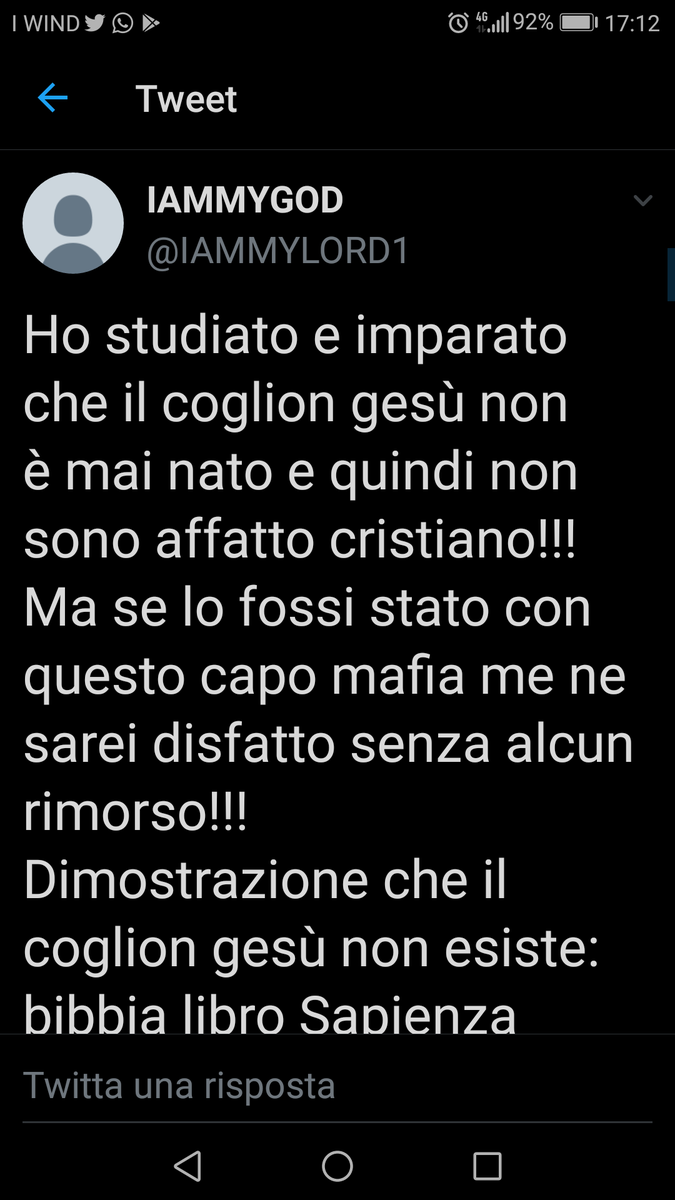 Agatha Una Totale Mancanza Di Rispetto Per Gli Altri Non Credi Va Benissimo Ma Non Offendere Si Chiama Saper Vivere In Mezzo Agli Altri Educazione T Co Enxespnbly