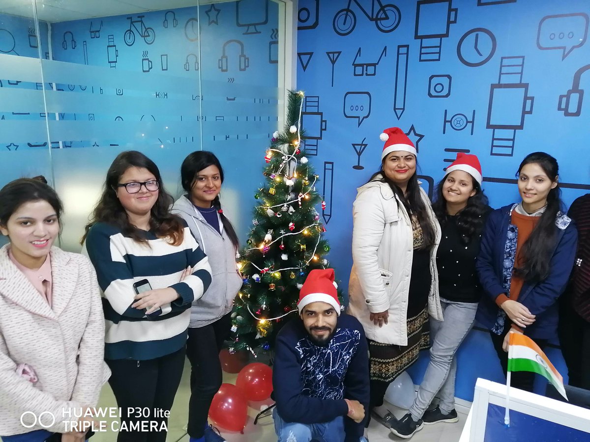 CodifyIndi's tweet photo. Christmas office party #codifyindi #Christmas https://t.co/FaOkL6nRpV