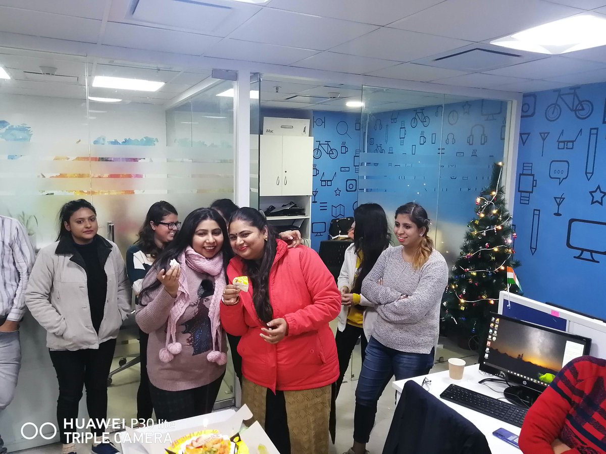 CodifyIndi's tweet photo. Christmas office party #codifyindi #Christmas https://t.co/FaOkL6nRpV