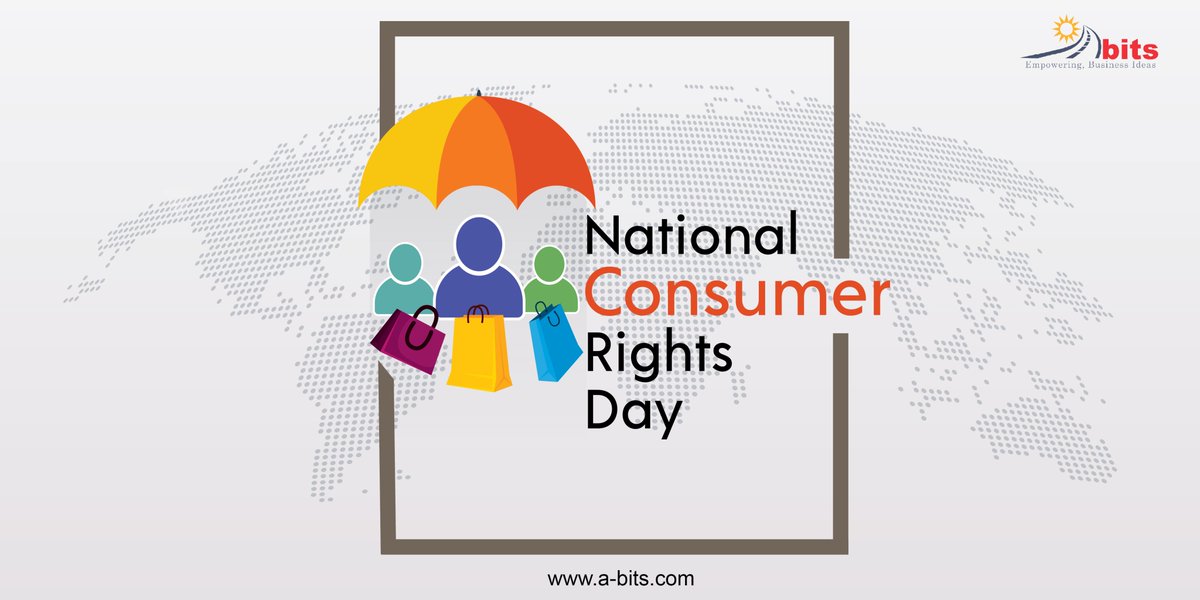 Apps_ITSolution's tweet photo. "Competition is not only the basis of protection to the consumer, but is the incentive to progress"
National Consumer Rights Day - 24th December, 2019
#nationalconsumerrightsday #protecttheconsumer #immenseprogress https://t.co/LnBYwHsZUI