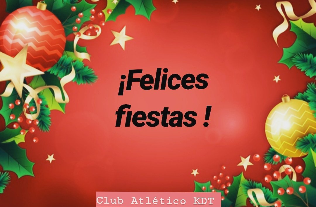 ¡Felices fiestas a todas las familias Albirrojas!
Que el próximo año nos encuentre a todos trabajando para nuestro amado club. 🔴⚪🔴