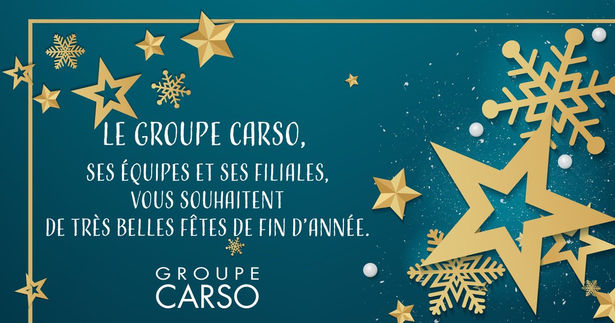 Le Groupe CARSO vous remercie pour votre confiance et souhaite une très belle année 2020 à tous ses collaborateurs et clients !