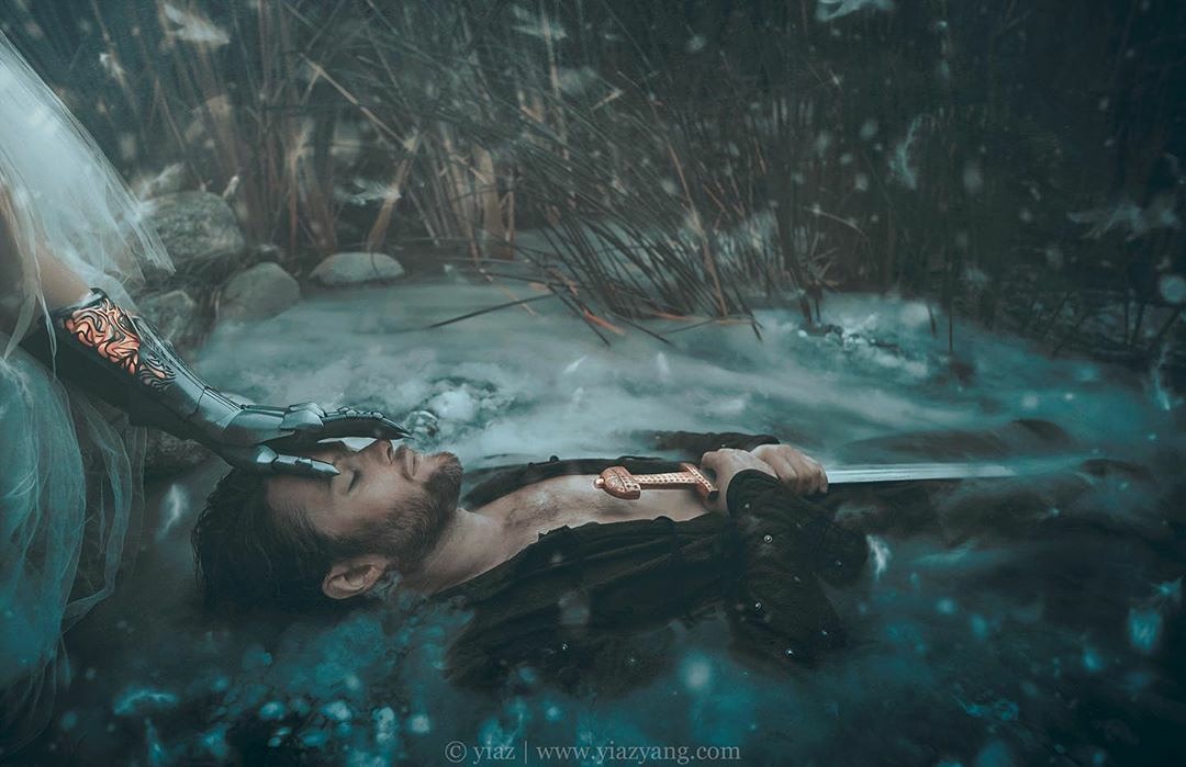 The Guardian
.
Muse @sirbryanforrest @jesdru 
Gauntlet @lumecluster 
Helping hands @lillybhavem @creaturehabits 
📷@yiazyang
#fairytales #beautifulbizarre #fineart #fineartphotography #fantasyimages #storytelling #surreal #goddess #warrior #destinationphotographer #faeriemagazine