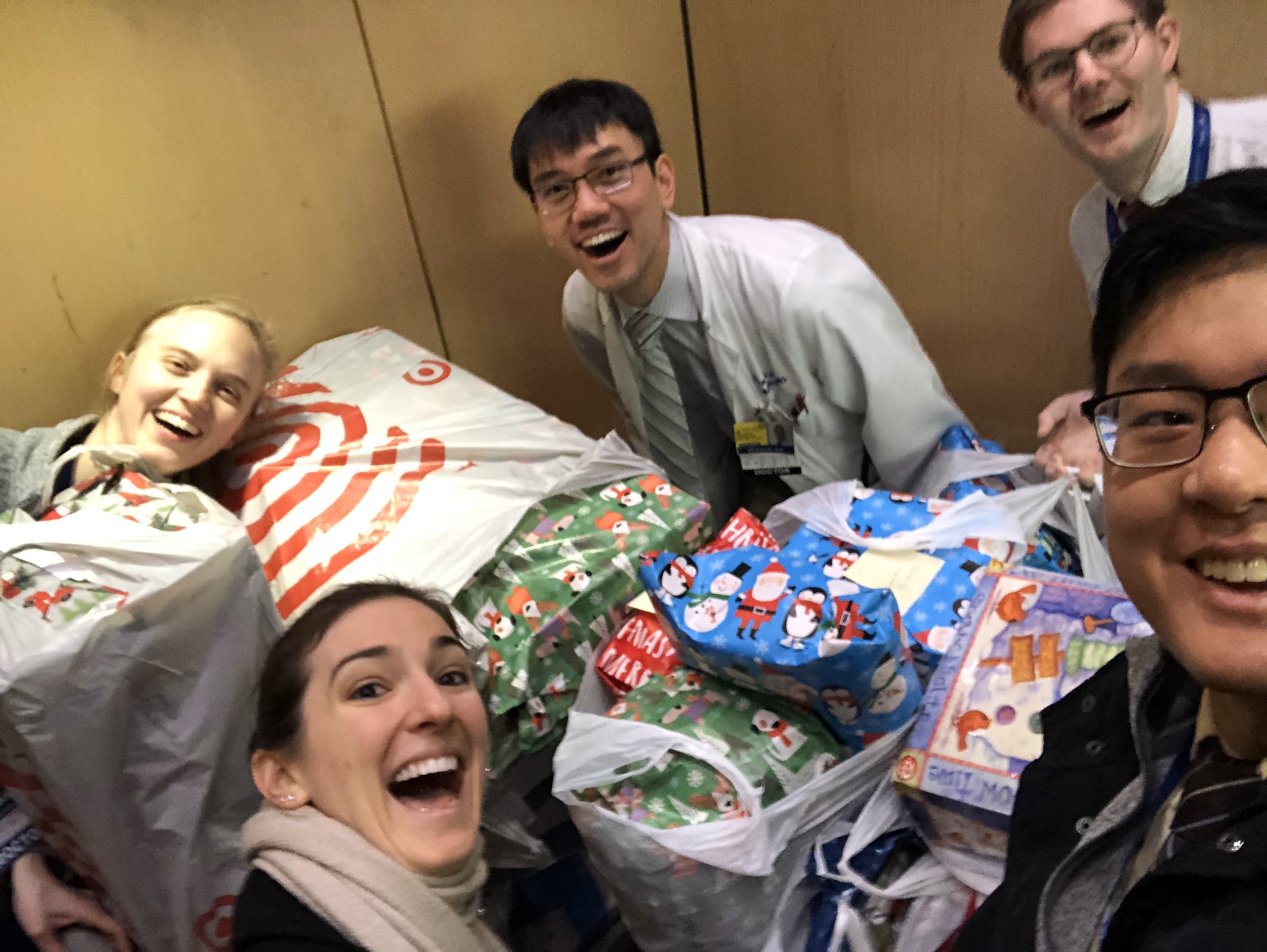 The Osler Medical Residency on Twitter "Spreading holiday cheer with a gift drive for families