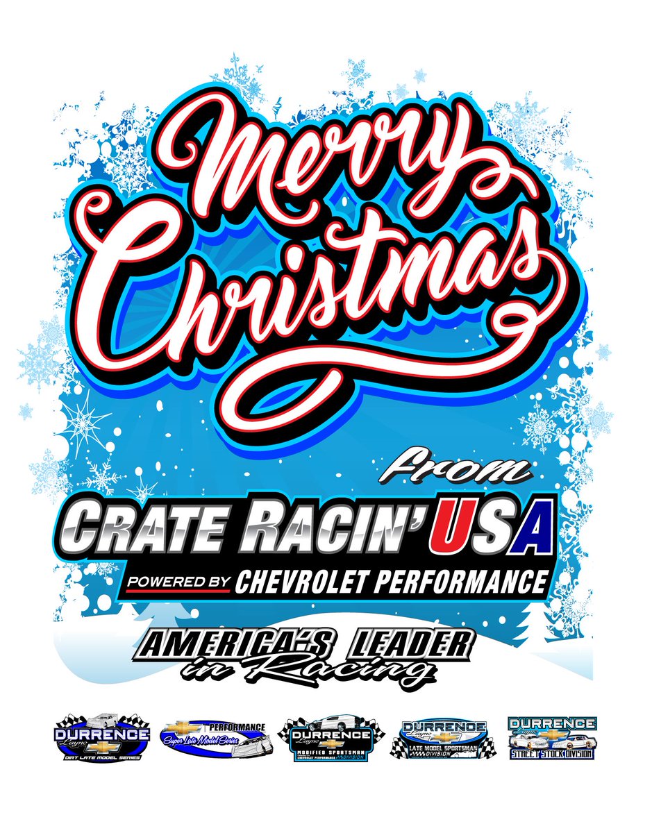 525SuperSeries's tweet photo. The Crate Racin' USA family would like to wish everyone a Merry Christmas!! 

Merry Christmas and THANK YOU for your support in 2019! https://t.co/UGVCLna1PO
