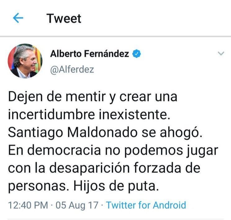 stuka345's tweet photo. Parece que la nueva ministra de seguridad no tiene el Twitter del Presidente que la designó... https://t.co/Ldnuk7tERC