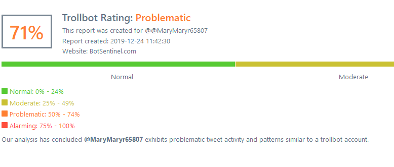 meverett2283's tweet photo. @MaryMaryr65807 @POTUS Oh look another bot account spreading bullshit. https://t.co/CaidBkh0NJ
