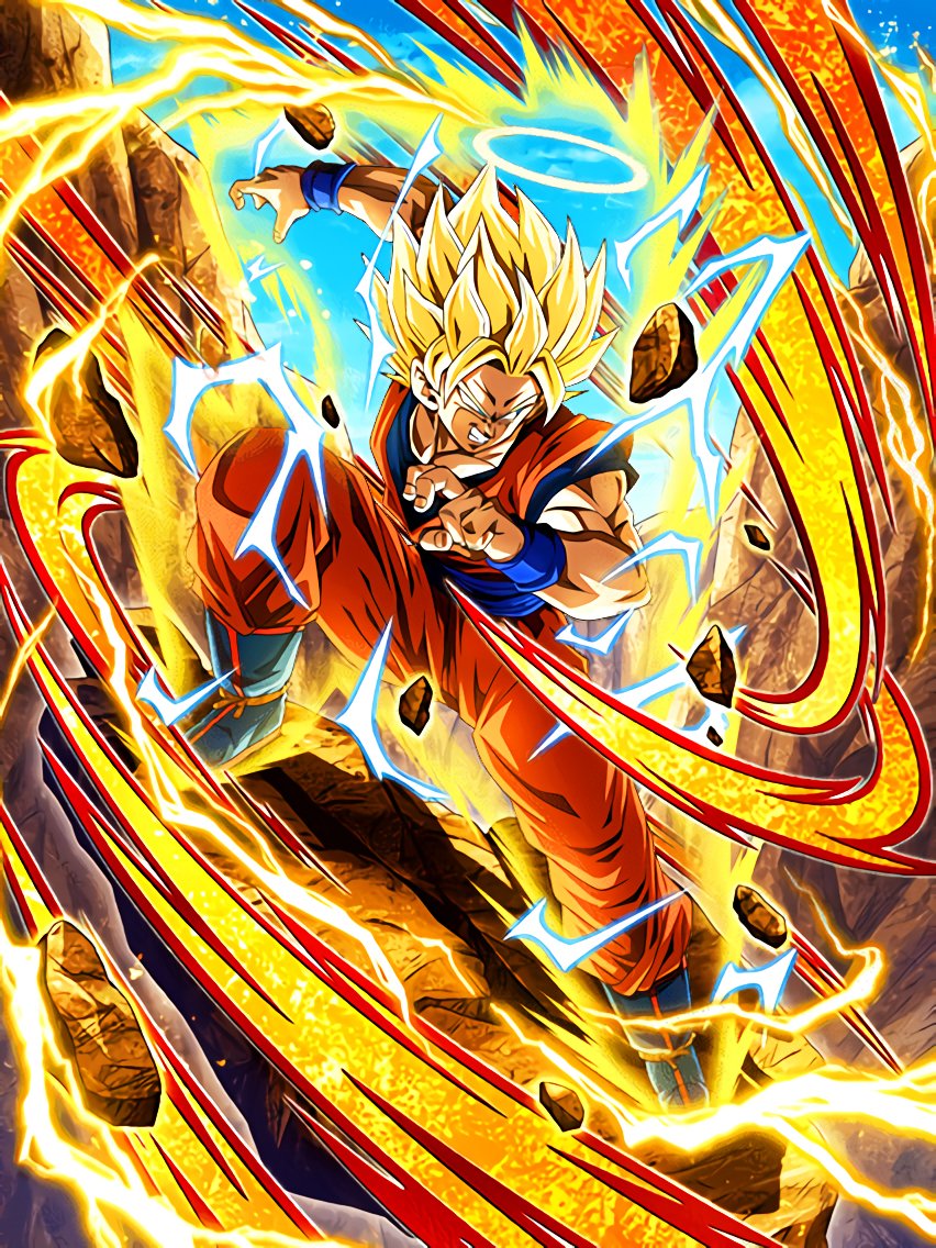 super saiyan 2 goku render