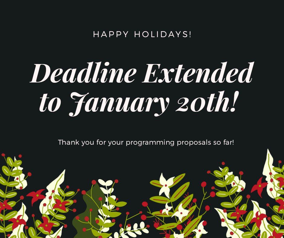 Embodied_Fest's tweet image. Happy Holidays from the #EmbodiedFest team!

As a gift to you and ourselves, we're extending the deadline for programming submissions to Jan 20th! Guidelines &amp;amp; form at: embodiedfestival.com/programming-pr…

Thank you for your proposals so far! ❄️☃️❤️
#larp #immersive #Toronto