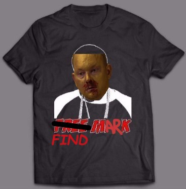 natefelix's tweet photo. I realize my previous shirts were focused to Free Mark, so I have an updated one that is to help #FindMark #FindPorsch. Hopefully this can help in @greggturkington's efforts. Thanks Gregg! https://t.co/XuIWmB75le