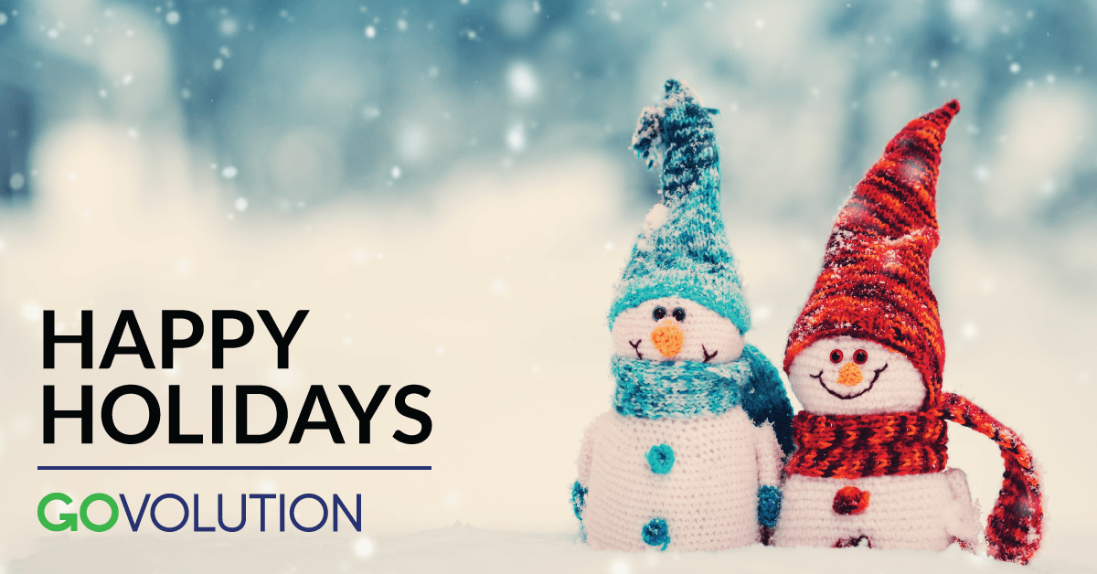 Govolution's tweet photo. Wishing you a wonderful holiday season from everyone at Govolution! https://t.co/sqMV5y94xB