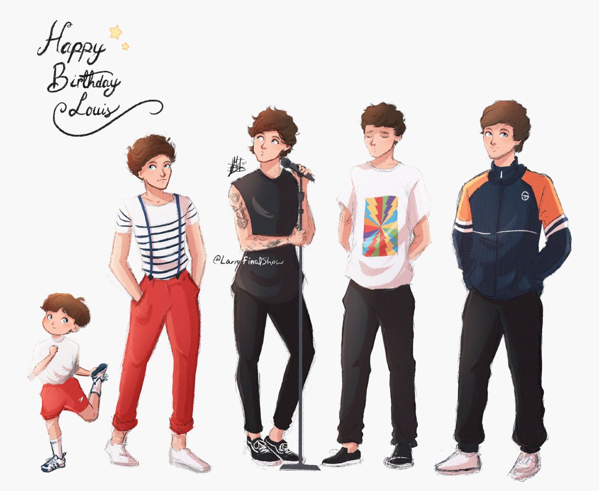 LarryFinalShow's tweet photo. Happy birthday to my sun, you’ve become such a great person I admire, you’ve helped me through my worst moments and gave me strength. Love you so much 🥰 @Louis_Tomlinson https://t.co/Uoqtt6Zs1l