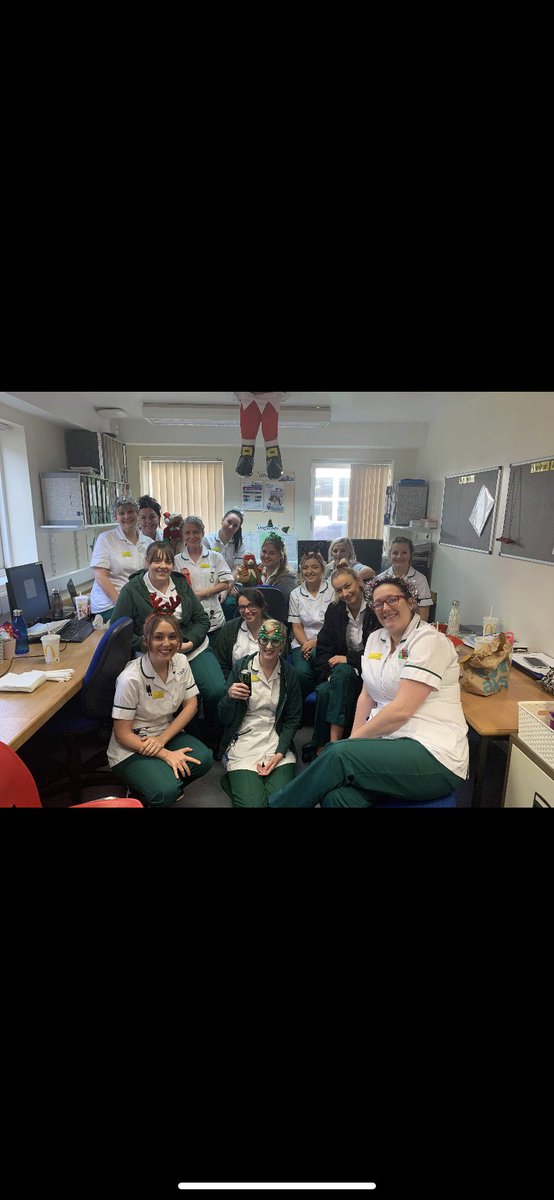 Missing a fair few but Merry Christmas from team OT &amp; a big thanks to all those NHS workers working over the festive period caring for our patients!  <a href="/barnshospital/">Barnsley Hospital</a> <a href="/AhpsBarnsley/">Barnsley Hospital AHPs 💙</a>  🏥🎄💚  #ChristmasEve #NHSChristmas