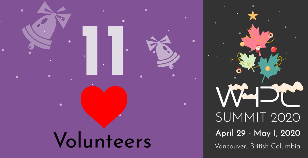 women_in_hpc's tweet photo. ‘Twas the night before Christmas and we are at the eleventh day of #WHPCadvent.  WHPC is a 100% #volunteer organisation. From the directors who set the path to incredible people who run our mentor program, organise workshops, write our news, and speak up for #diversity. #grateful https://t.co/z83eaiEd3O